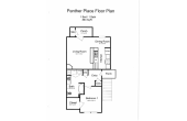 Panther Place 1 bdr 1 bath floorplan